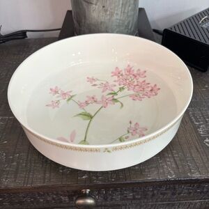 Mikasa 9" Serving Bowl Flowers Nature’s Garden Vintage